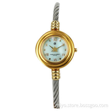 Unique Bangle Watch, Made of Stainless Steel Materials, 3ATM water-resistant, Japan Movement